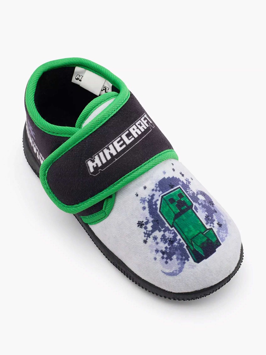 Boys' Shoes | Minecraft Green Slipper Minecraft