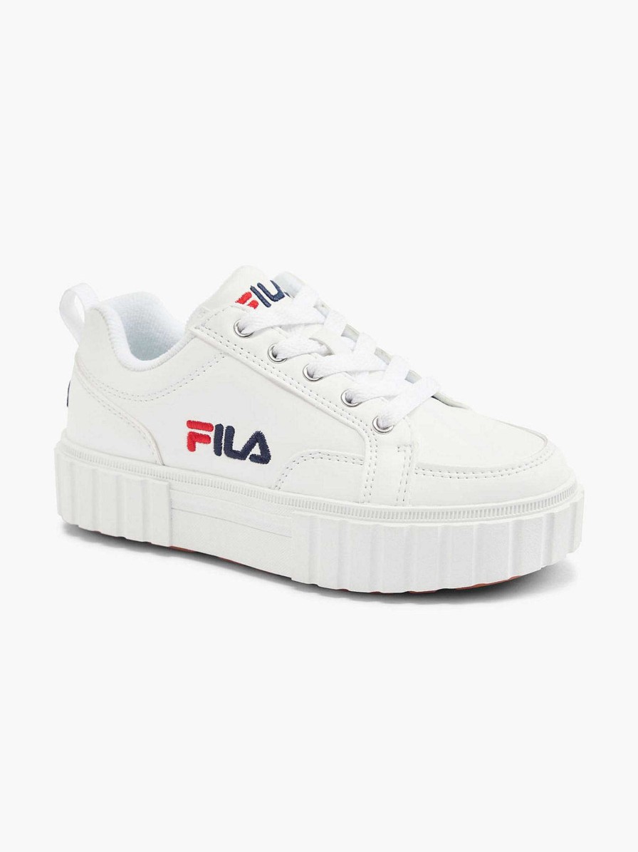 Boys' Shoes | FILA White Sneaker Platform