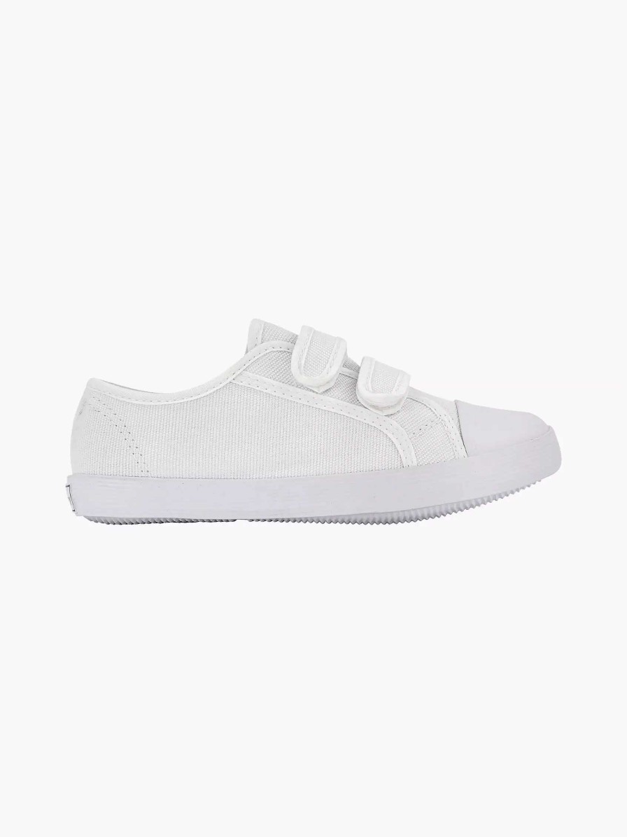 Baby Shoes | Vty White Gym Shoe Velcro