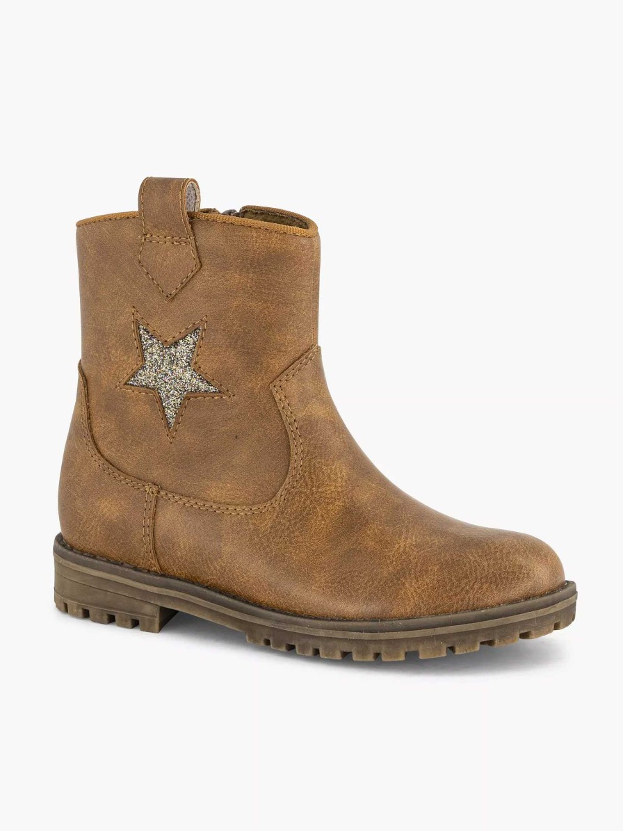 Boys' Shoes | Graceland Brown Ankle Boots Star