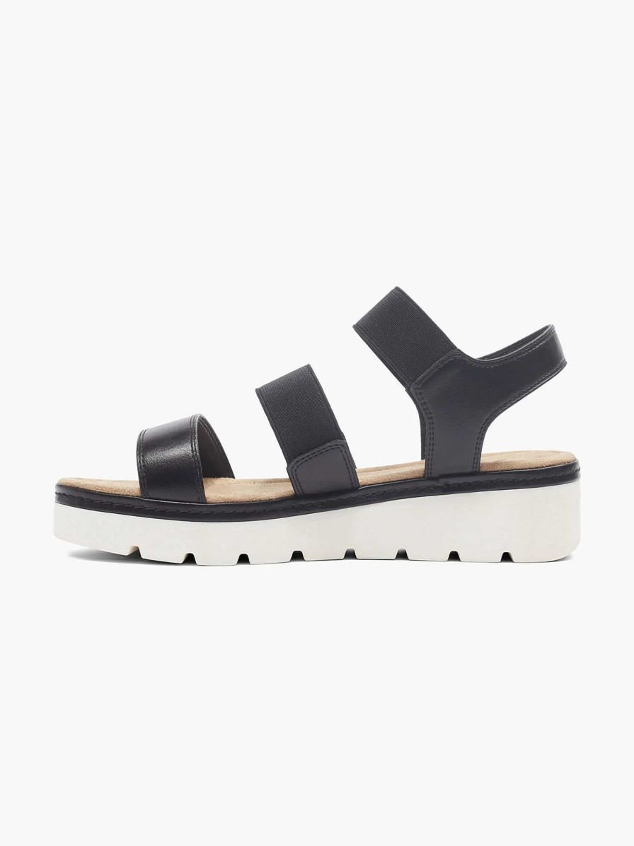 Sandals | Esprit Black Sandal Elastic