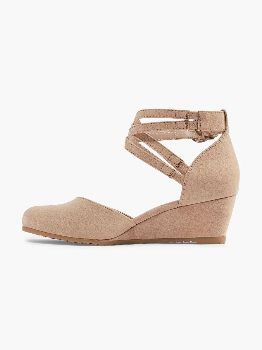 Pumps | Graceland Beige Pump Buckle