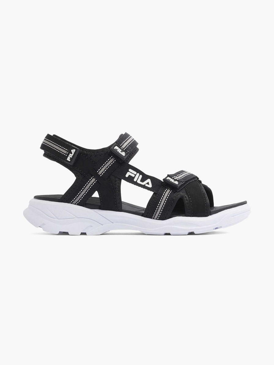 Boys' Shoes | FILA Black Sandal Velcro