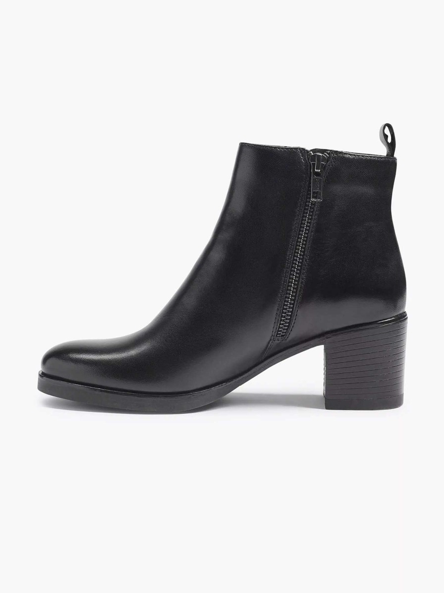 Ankle Boots & Boots | 5th Avenue Black Leather Ankle Boots Heel