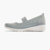 Comfort Shoes | Easy Street Gray Slip-On Wedge Heel