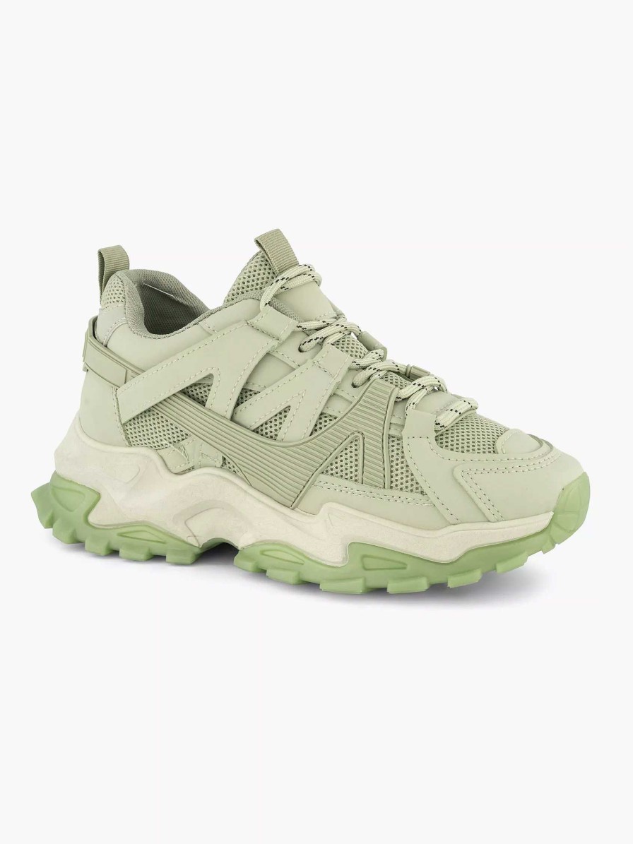 Sneakers | Oxmox Mint Green Chunky Sneaker