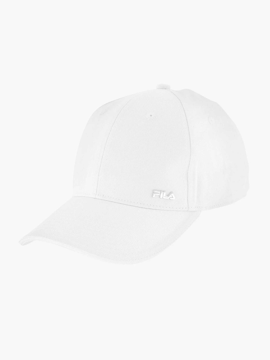 Online Exclusive Accessories | FILA White Fila Metal Charm Cap