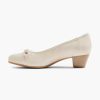 Comfort Shoes | Easy Street Beige Pump Decorative Necklace