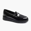 Loafers | Graceland Black Slip-On Lacquer