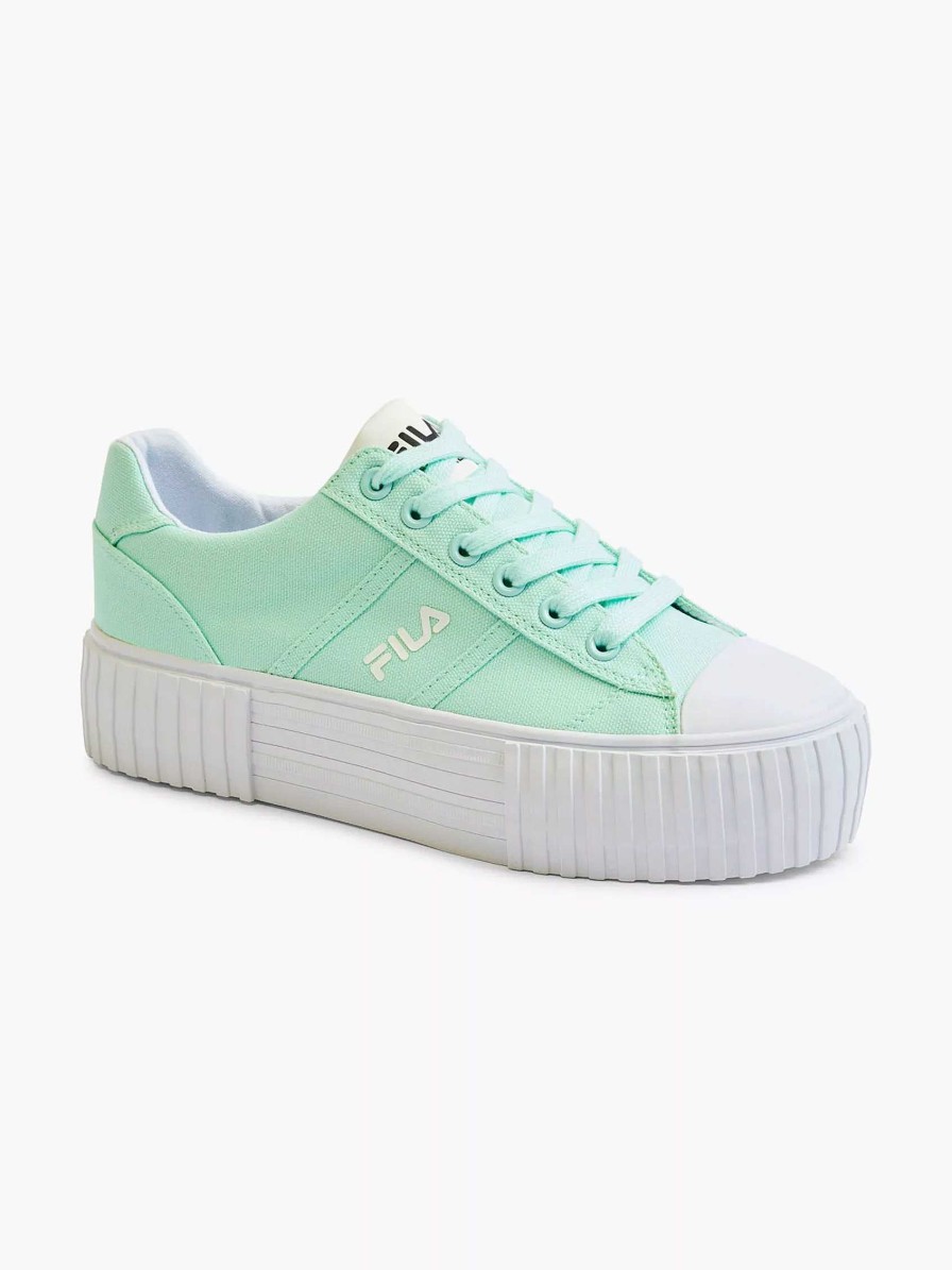 Sneakers | FILA Mint-Colored Canvas Sneaker Platform