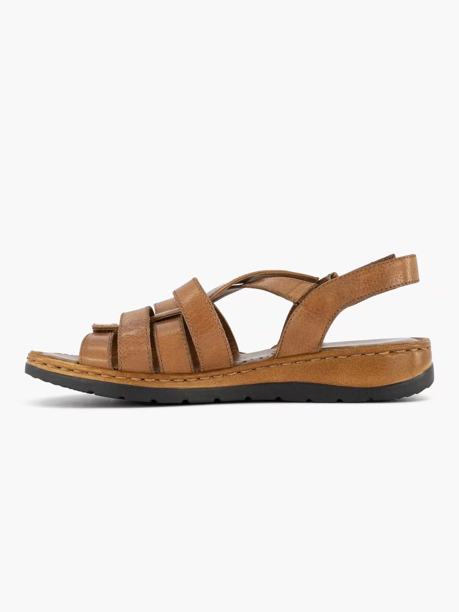 Sandals | Medicus Cognac Sandal Velcro