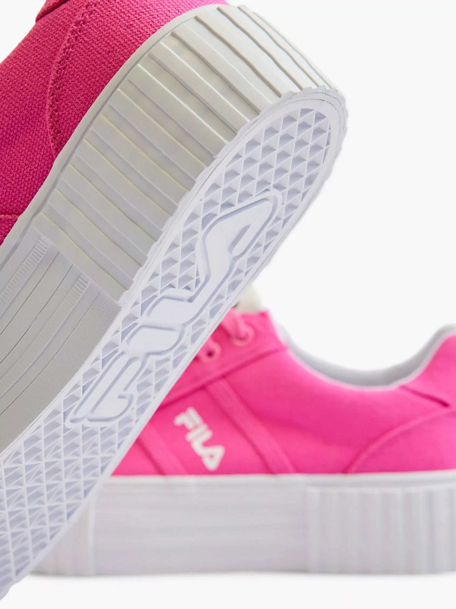 Sneakers | FILA Pink Platform Canvas Sneaker