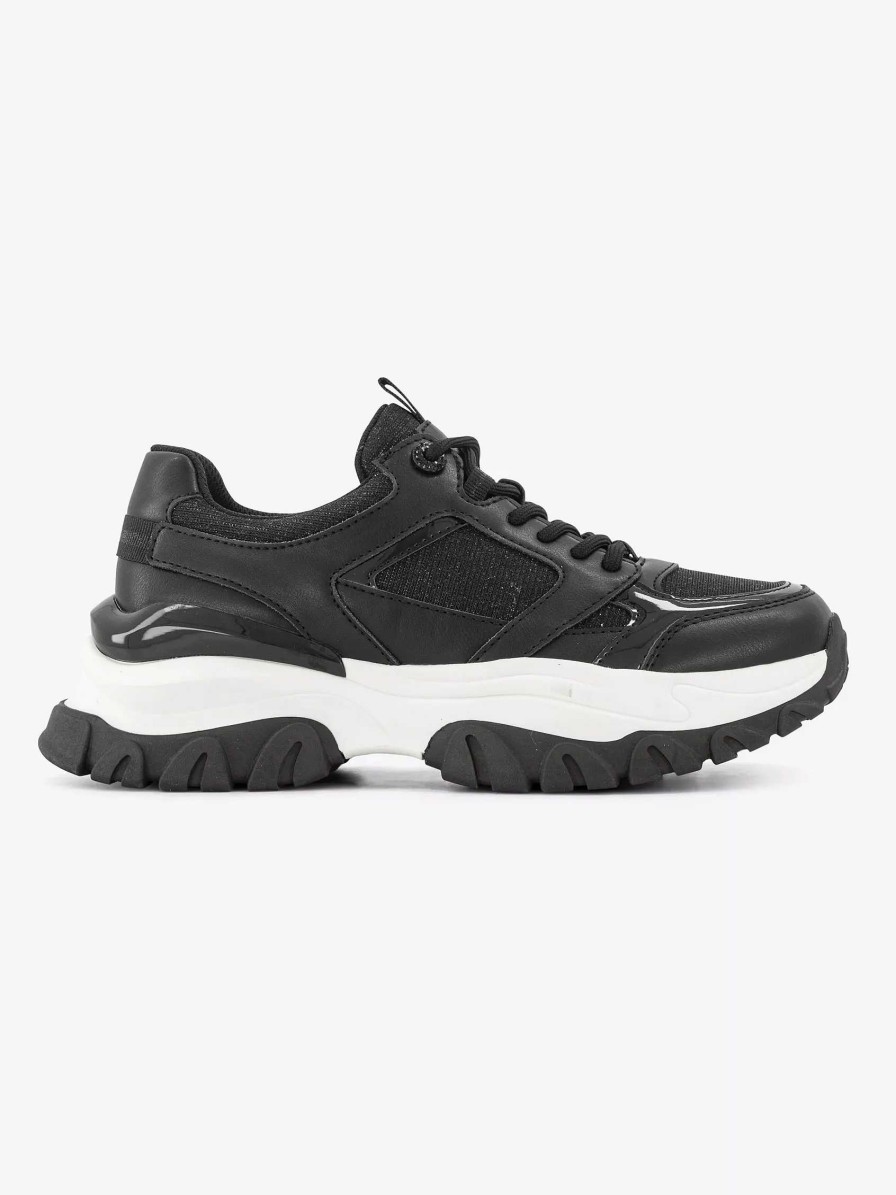 Sneakers | Oxmox Black Chunky Sneaker