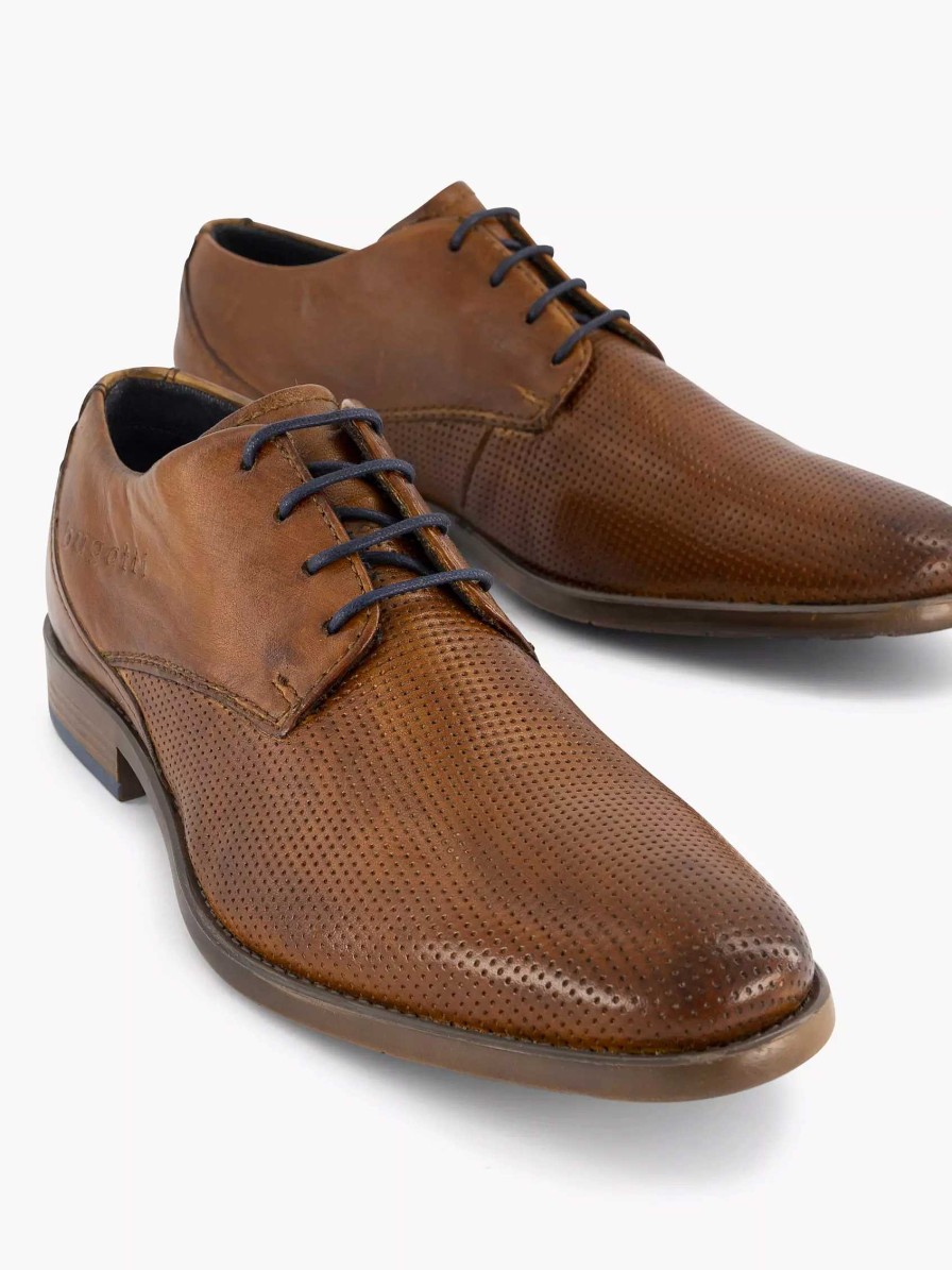 Dress Shoes | Bugatti Cognac Licio Eco