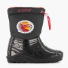 Baby Shoes | Cars Black Rain Boot Cars Lined