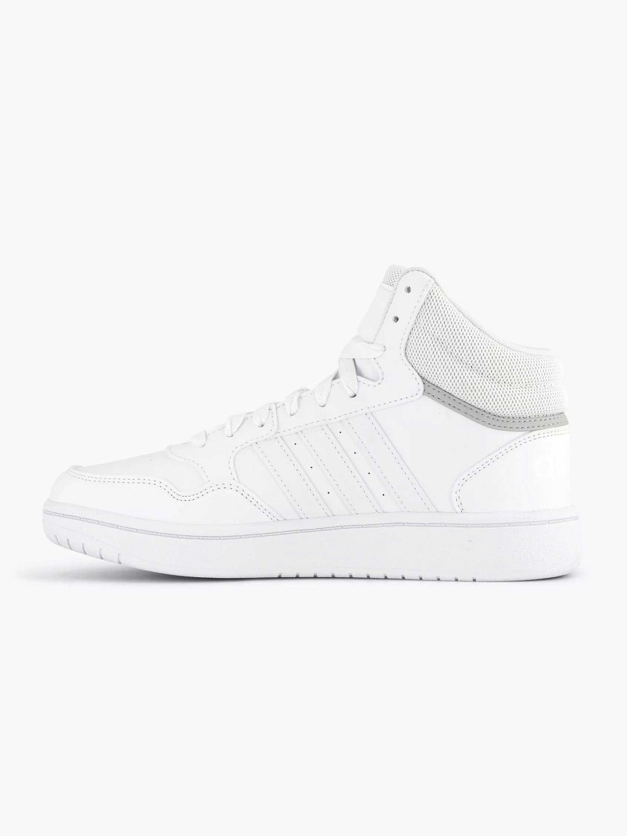 Boys' Shoes | adidas Witte Hoops Mid 3.0 K