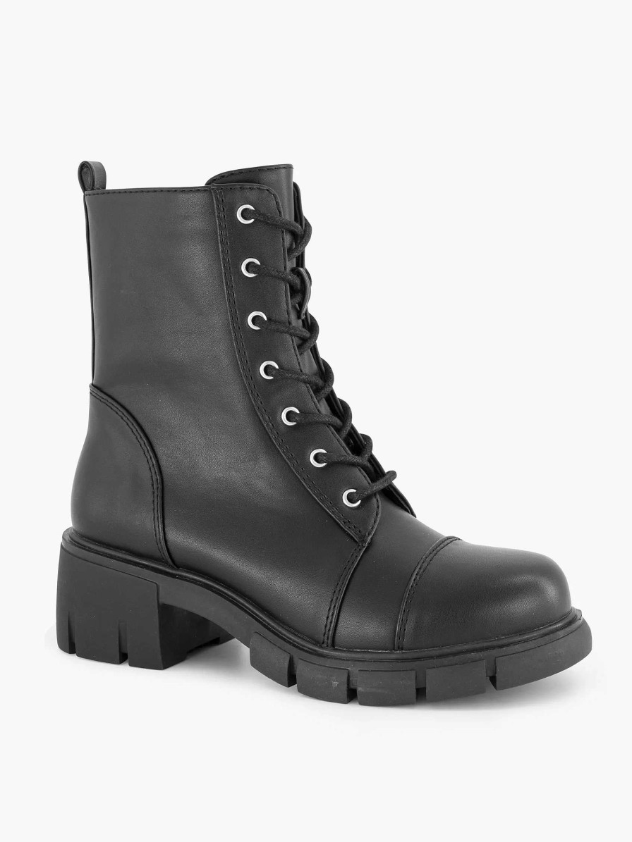 Boys' Shoes | Oxmox Black Lace Boot