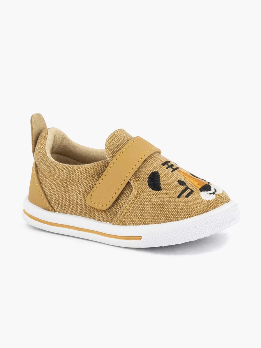 Boys' Shoes | Vty Cognac Canvas Slip-On