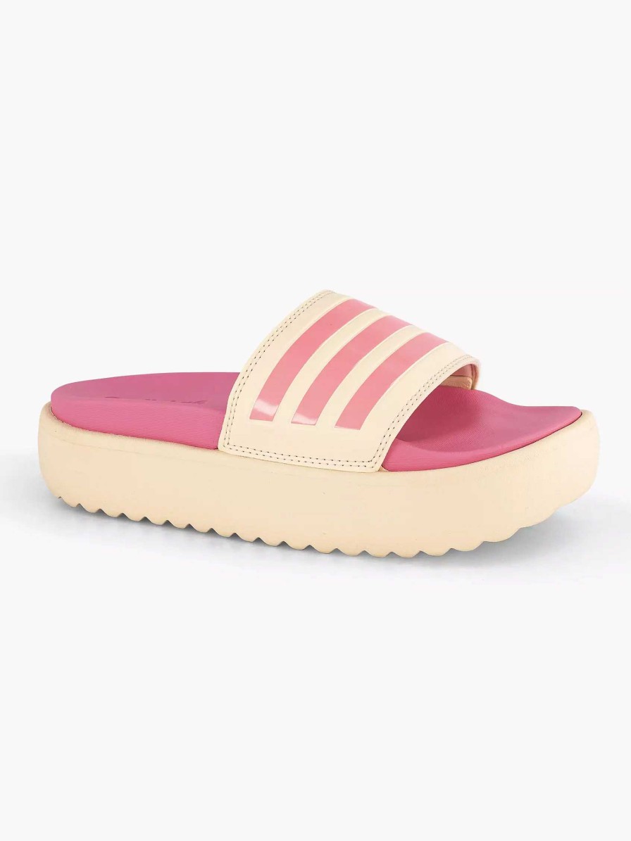 Flip Flops | adidas Beige Adilette Platform