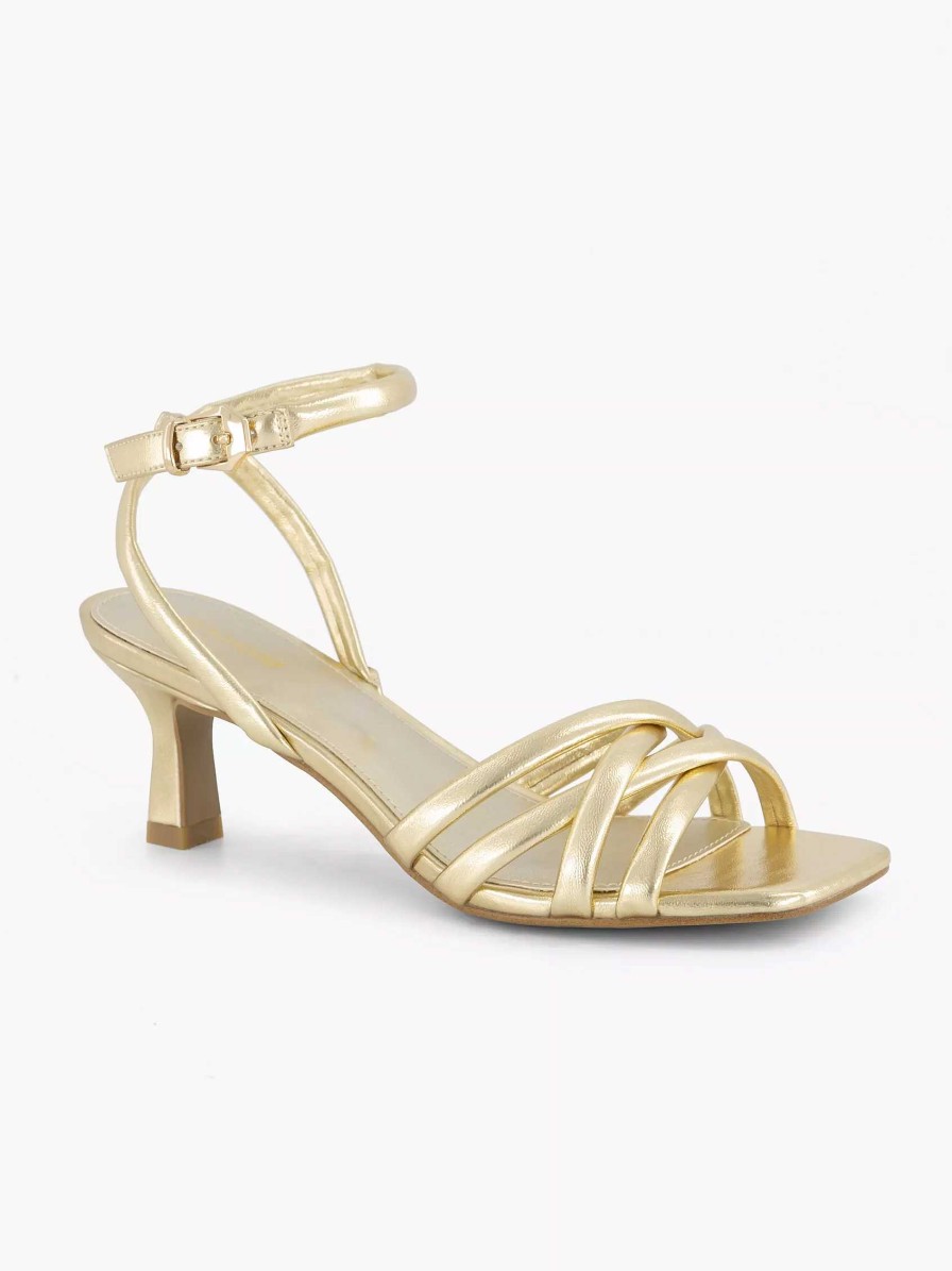 Sandals | Graceland Golden Sandalette