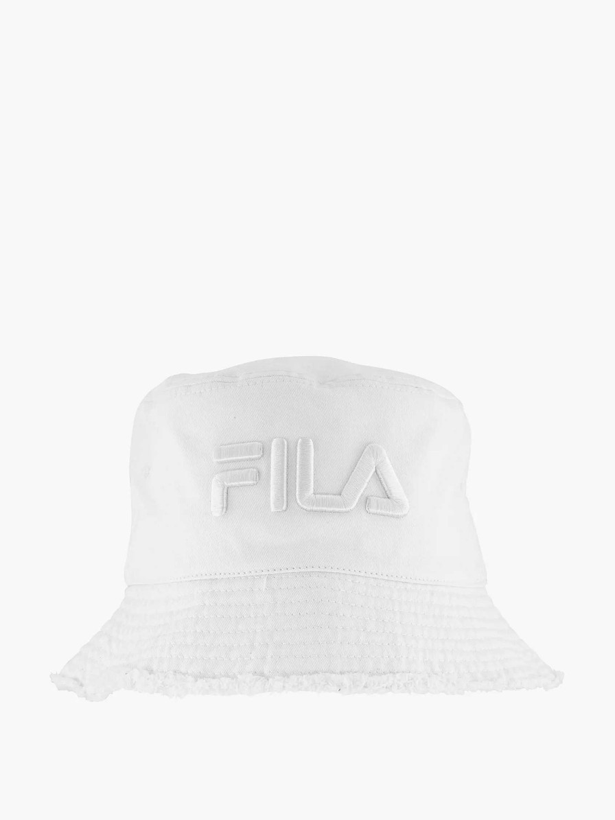 Online Exclusive Accessories | FILA White Fila Bucket Hat Mit