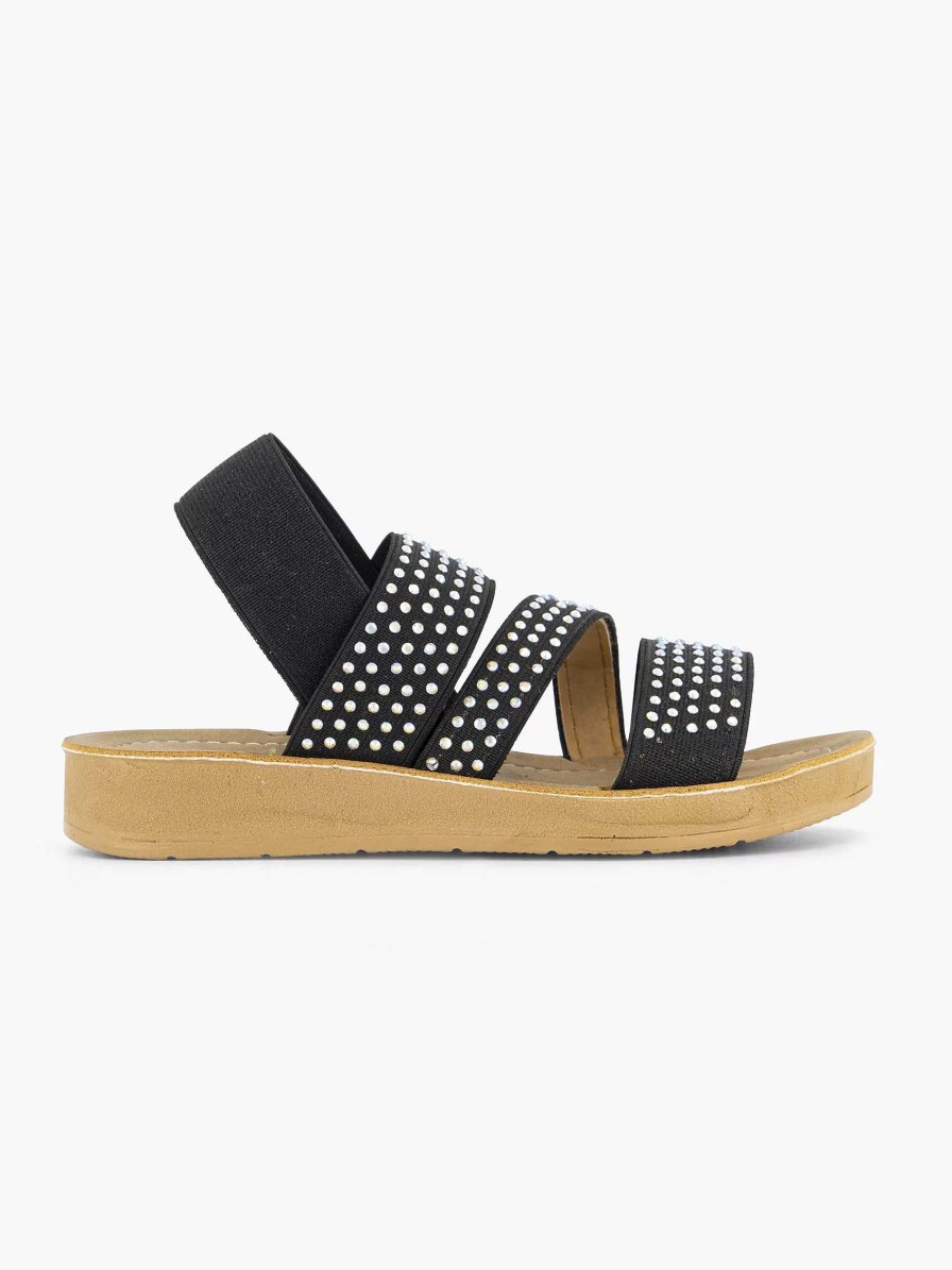 Boys' Shoes | Graceland Black Sandal Stones