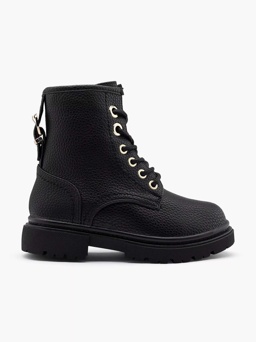 Boys' Shoes | Oxmox Black Lace Boot