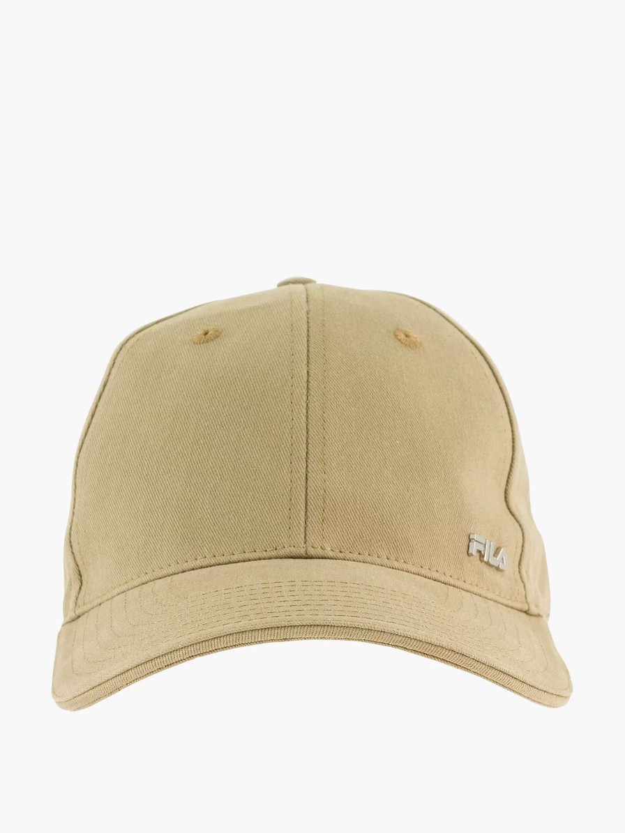 Online Exclusive Accessories | FILA Beige Fila Metal Charm Cap