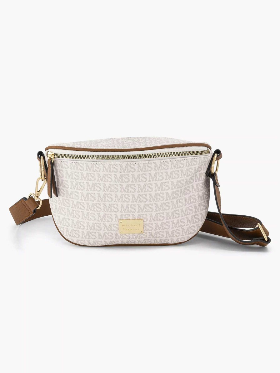 Online Exclusive Accessories | Michael Shannon White Belt Bag Print