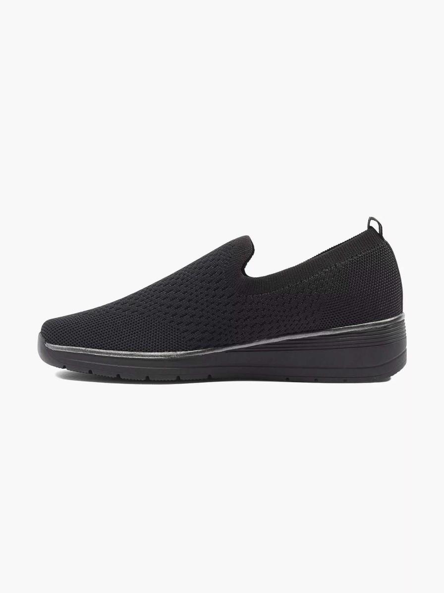 Loafers | Easy Street Black Slip-On