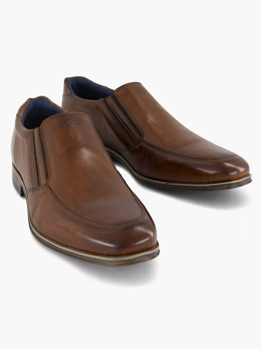 Dress Shoes | Bugatti Cognac Leagro Slipper