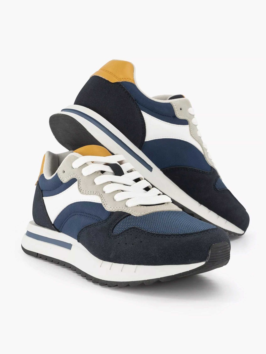 Sneakers | Memphis One Dark Blue Chunky Sneaker