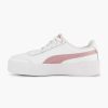 Boys' Shoes | Puma White Carina Lift Glitz Jr