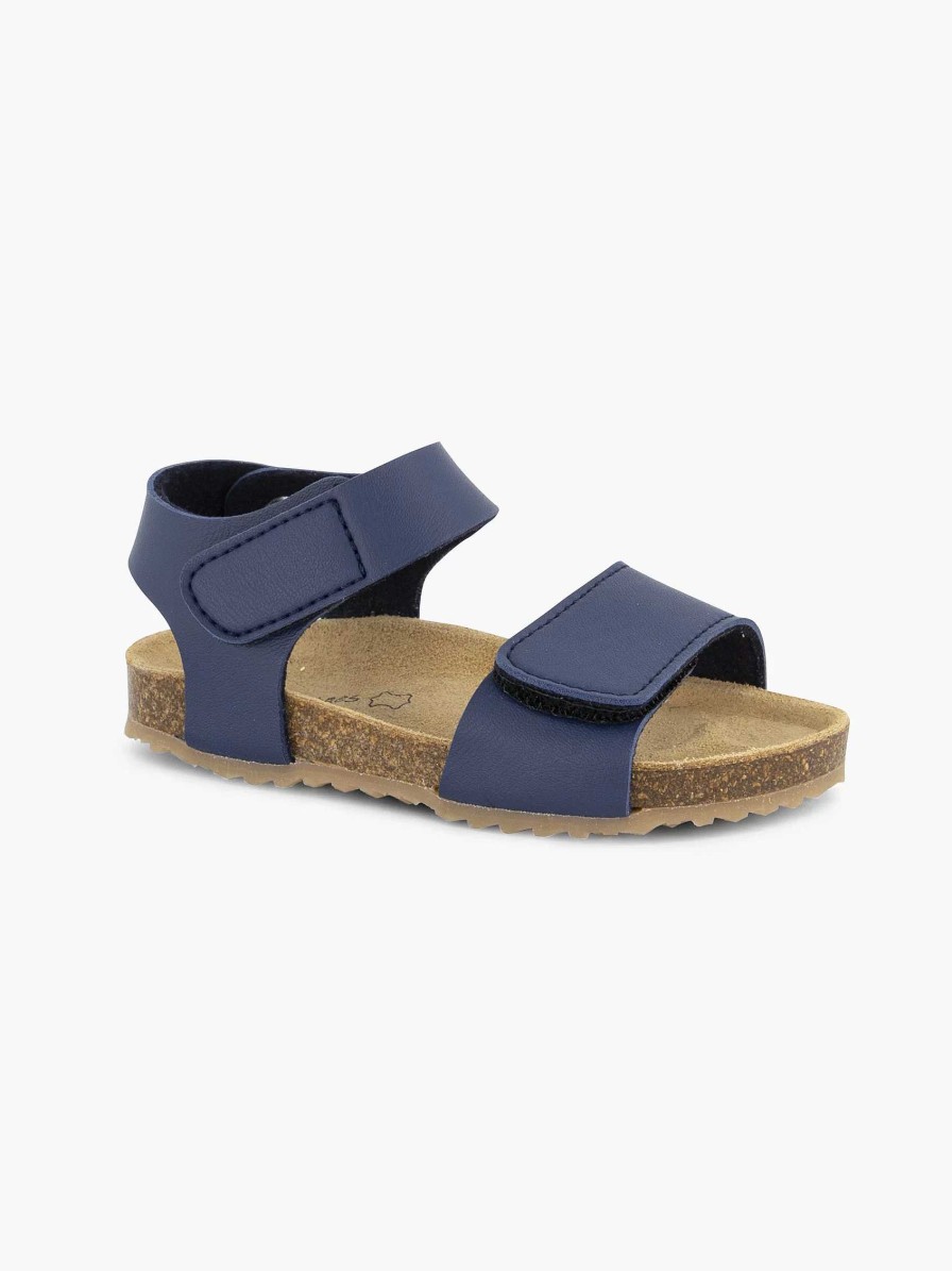 Boys' Shoes | Bobbi-Shoes Blue Sandal Velcro