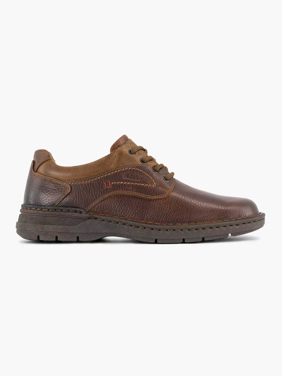 Dress Shoes | Gallus Brown Leather Lace-Up Shoe