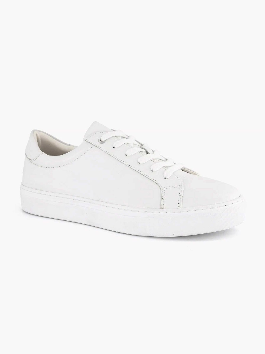 Sneakers | Oxmox White Leather Sneaker