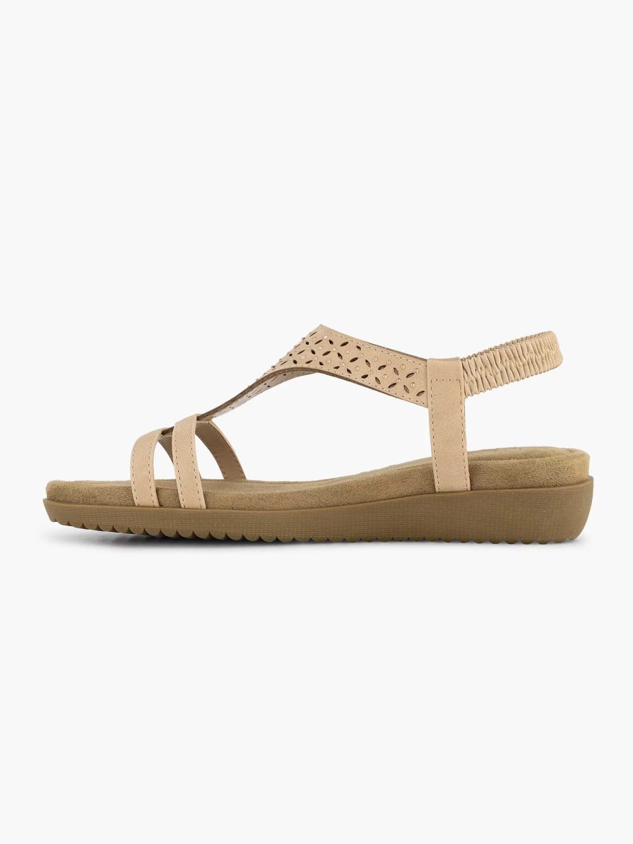 Comfort Shoes | Easy Street Pink Comfort Sandal