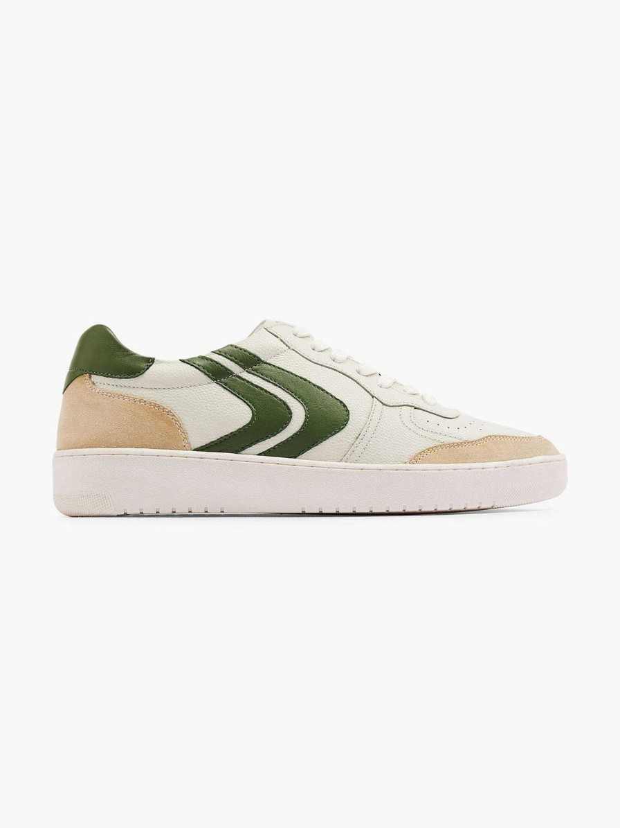 Sneakers | Oxmox White Leather Retro Sneaker