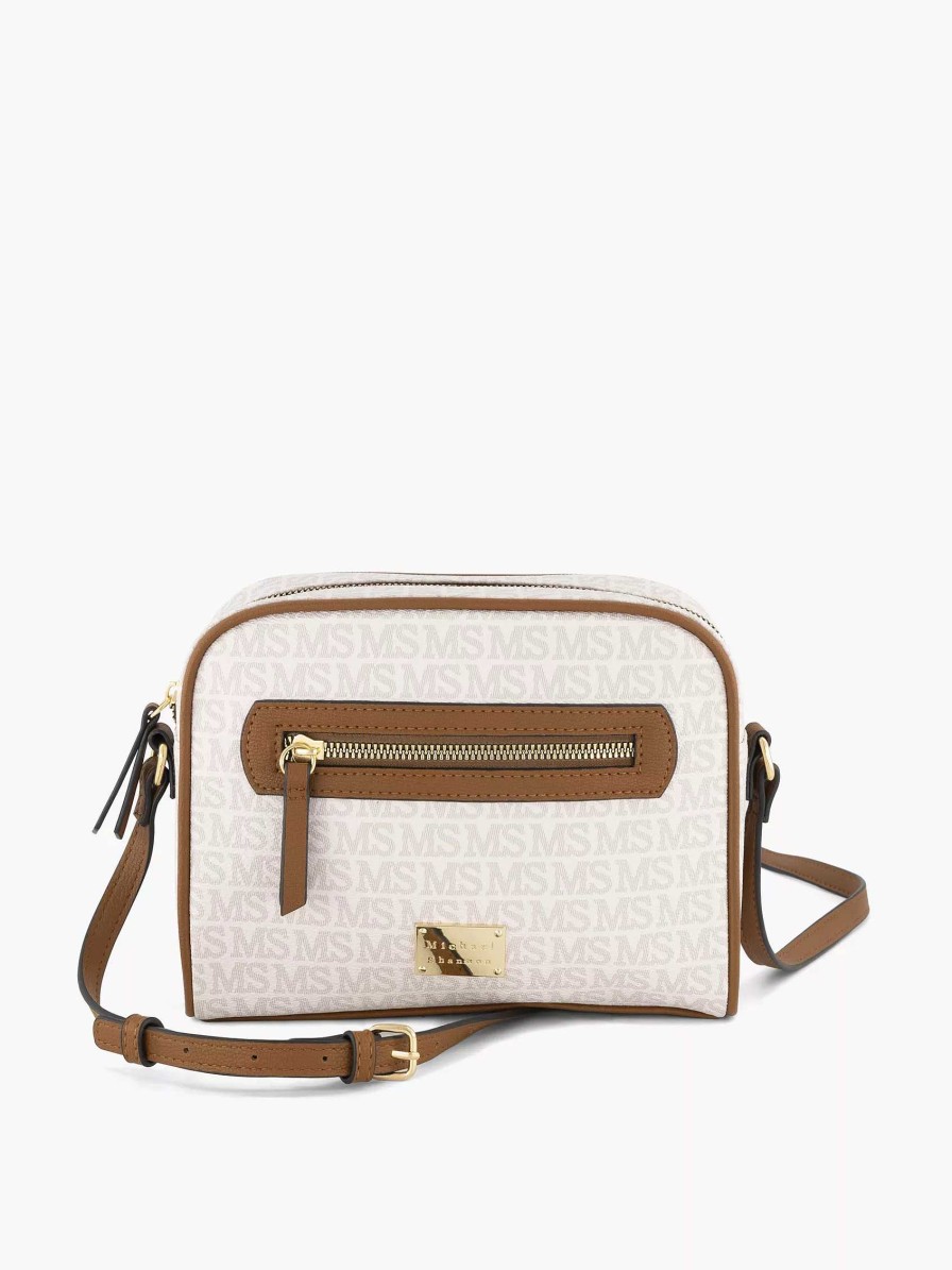 Online Exclusive Accessories | Michael Shannon White Shoulder Bag Print