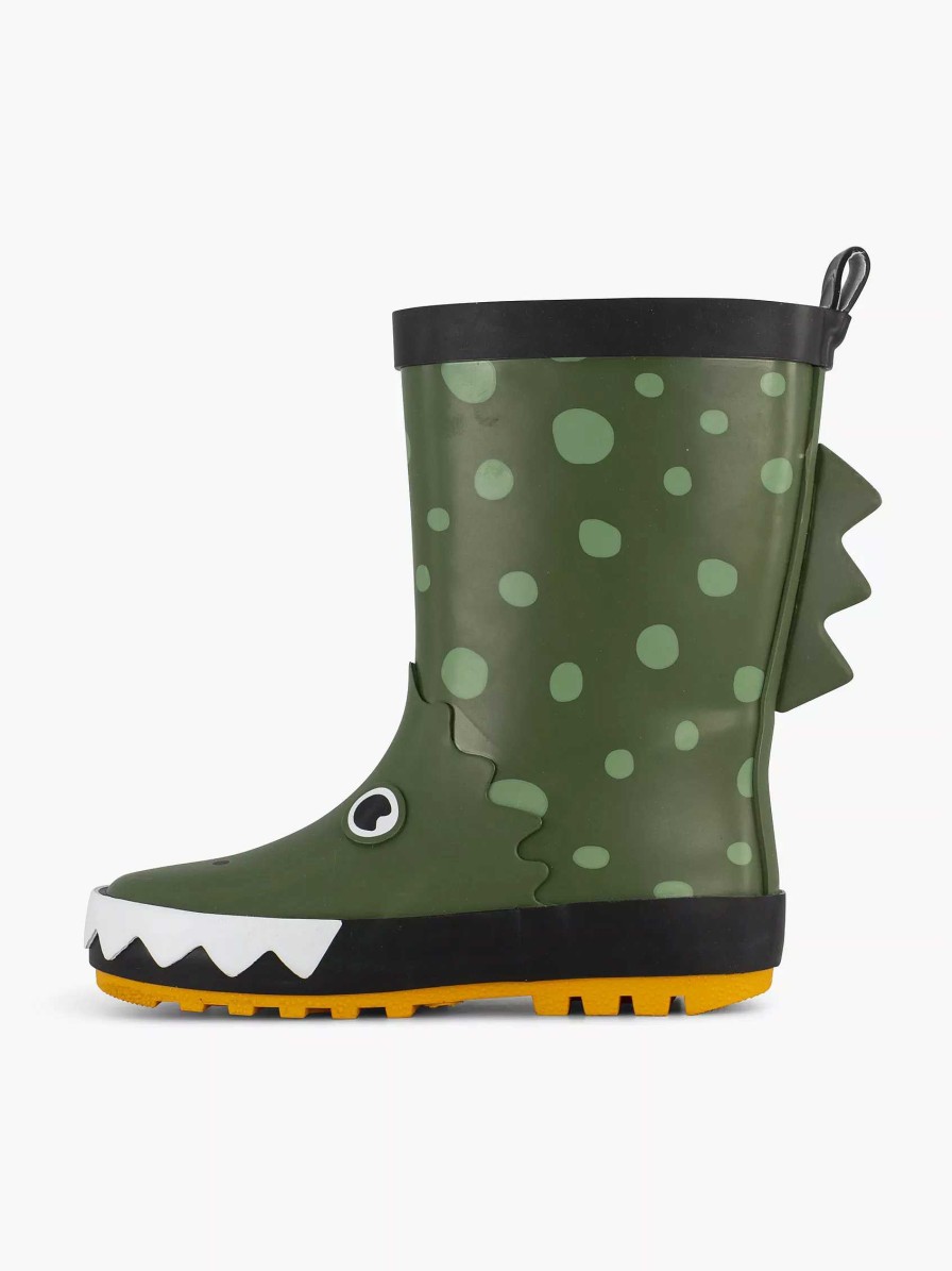 Boys' Shoes | Landrover Green Rain Boot Crocodile