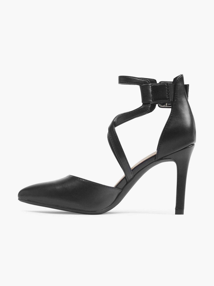 High Heels | Graceland Black Pump Buckle Closure