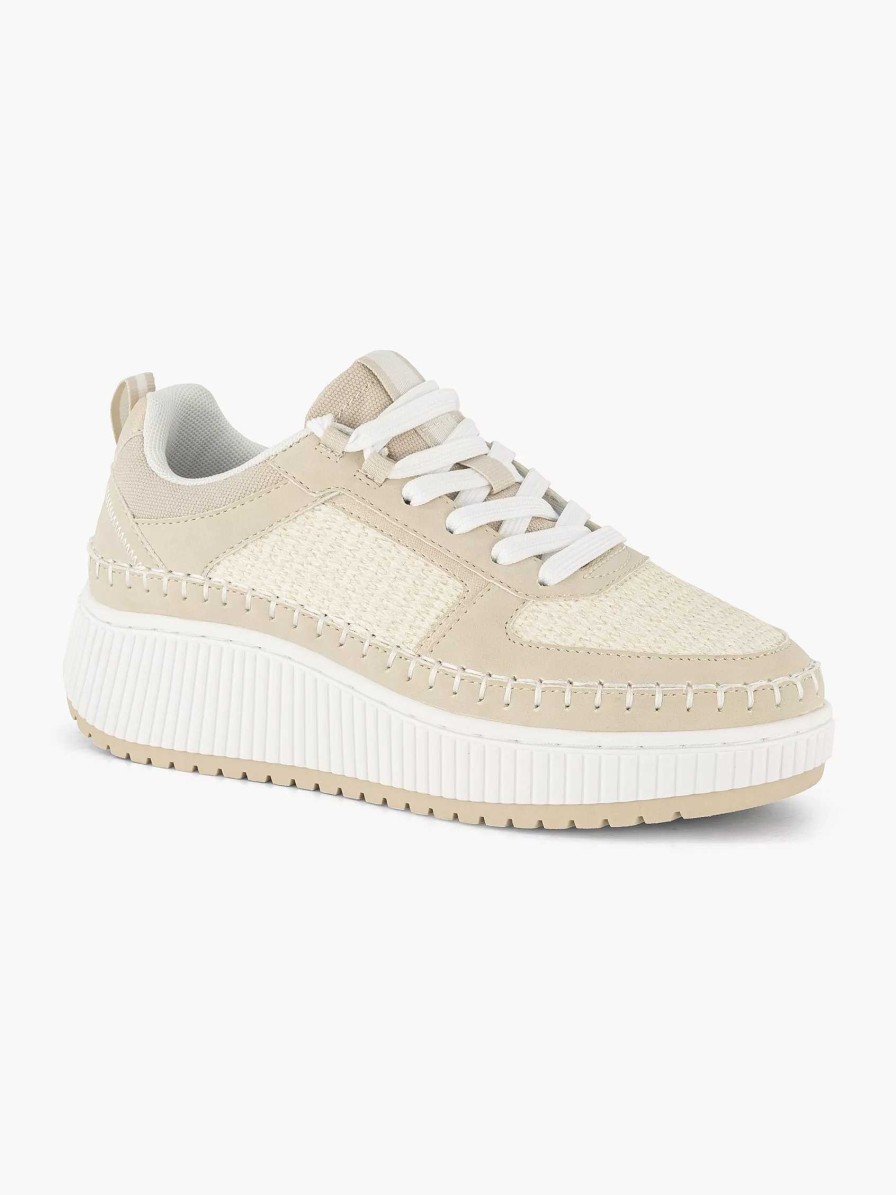 Sneakers | Oxmox Beige Platform Sneaker