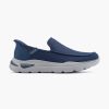 Loafers | Skechers Navy Blue Memory Foam Slip-On