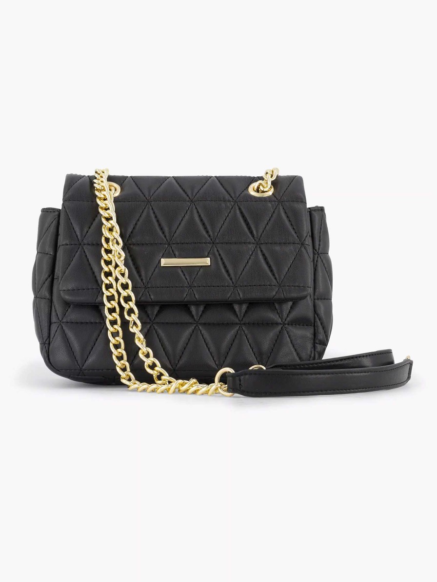 Online Exclusive Accessories | Graceland Black Shoulder Bag Quilted