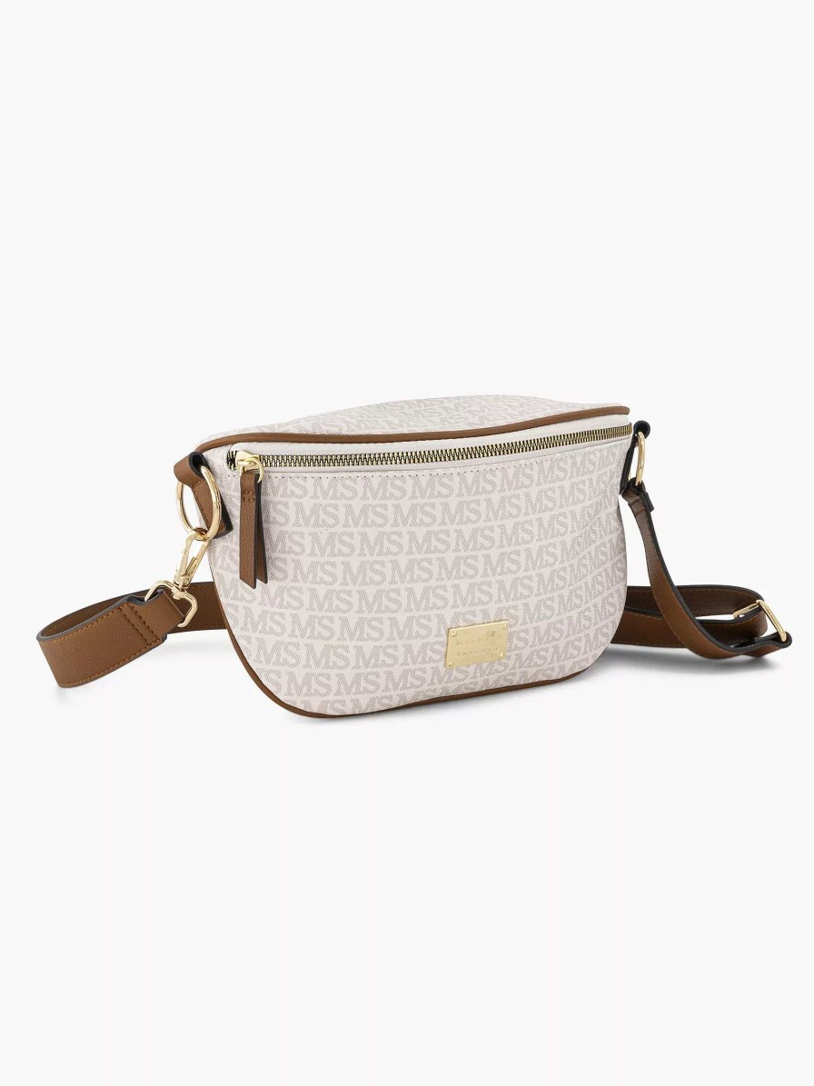 Online Exclusive Accessories | Michael Shannon White Belt Bag Print