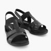 Sandals | Medicus Black Leather Sandal