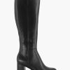 Boots | Oxmox Black Long Boot Heel