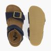 Boys' Shoes | Vty Blue Leather Sandal Velcro