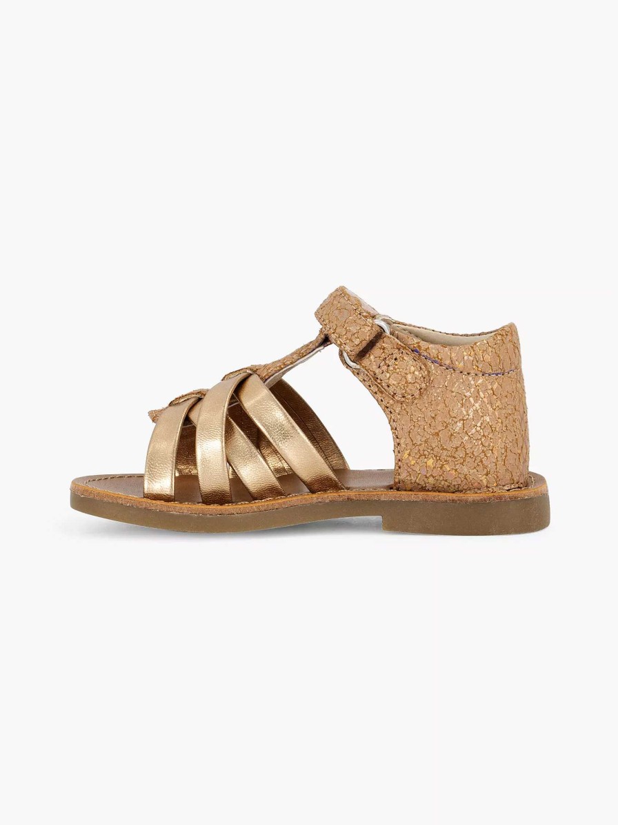 Boys' Shoes | Cupcake Couture Rose Gold Sandal Glitter