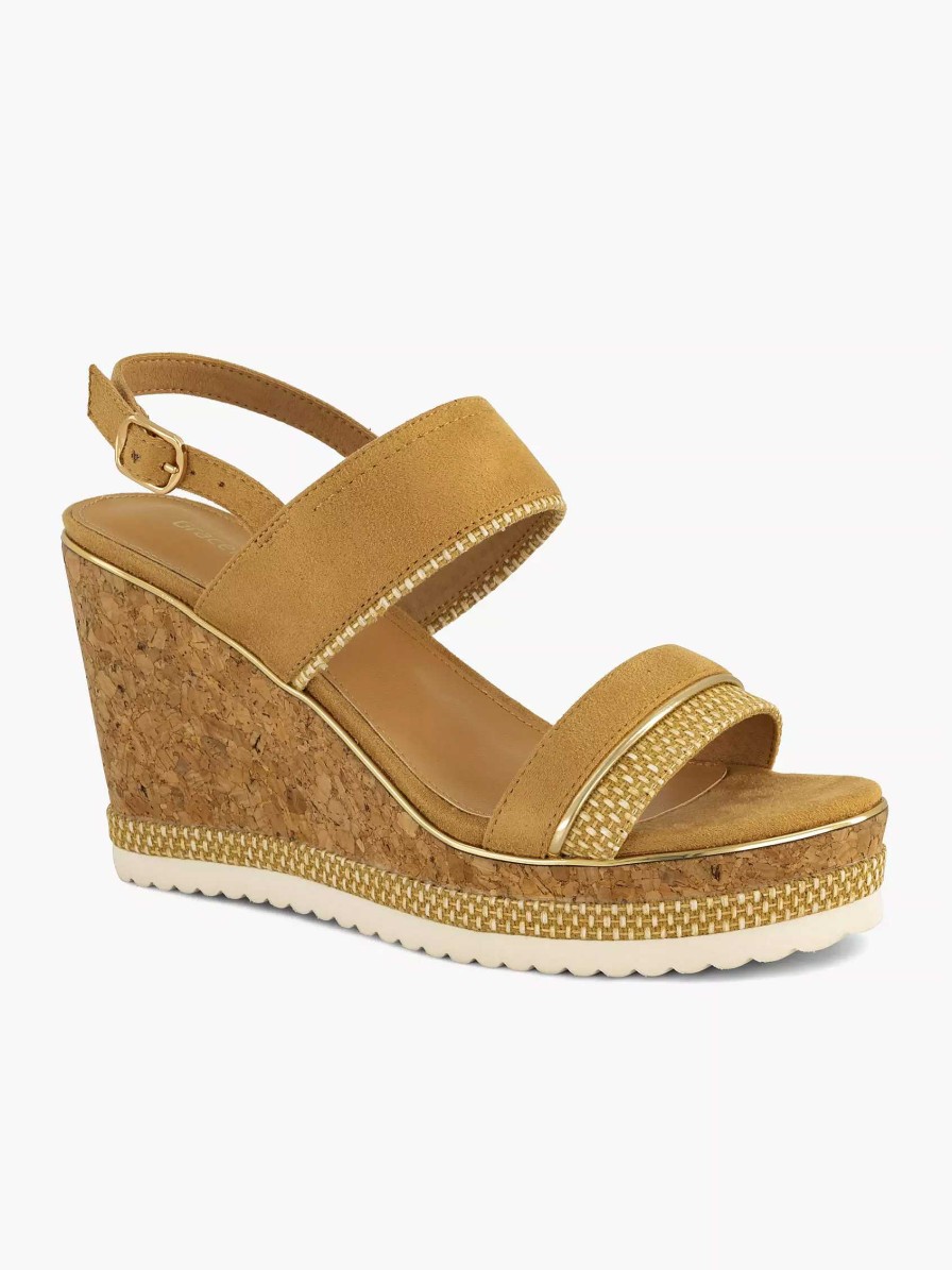 Sandals | Graceland Camel Sandalette